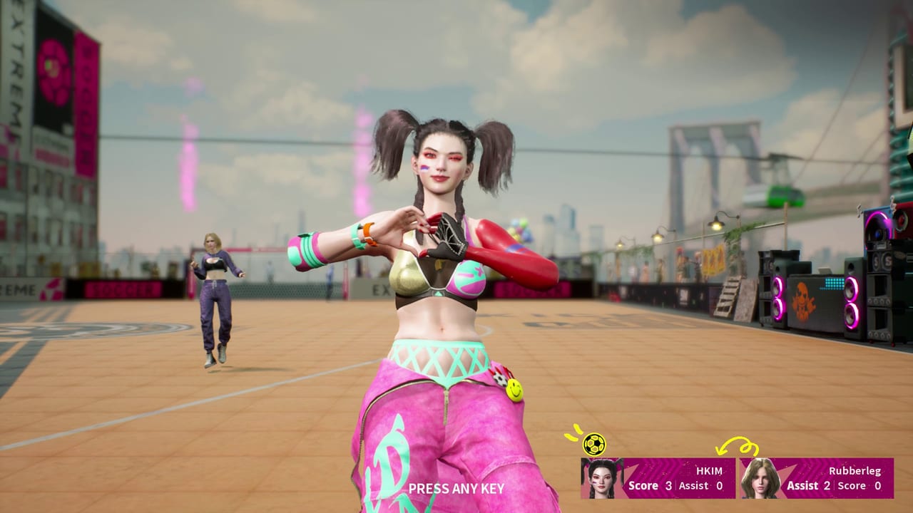 Extreme Soccer character select